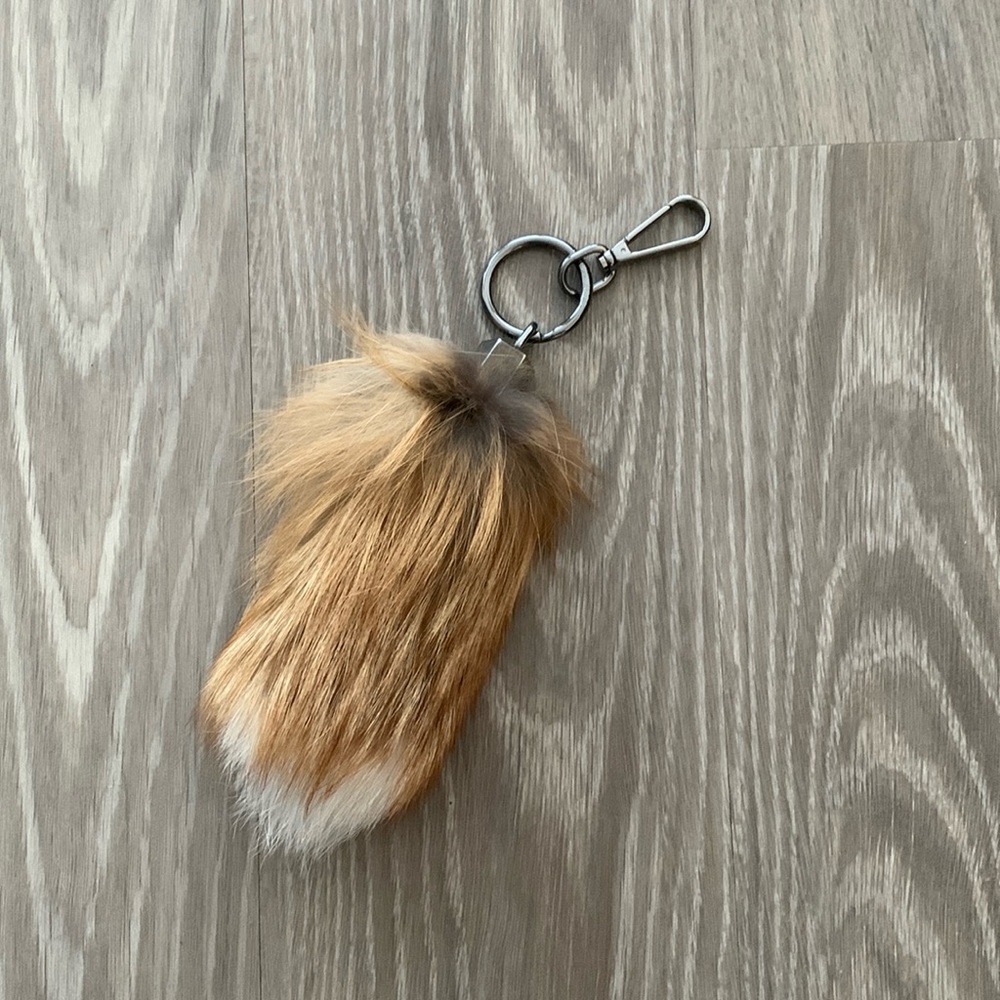 Michael Kors Mens Fox Fur Key Chain